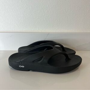 OOFOS OOriginal Recovery Sandals Black Lightweight Foam Slide Men's Size 9